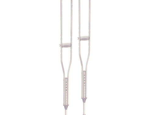 Retail Packaged Aluminum Crutches with Accessories